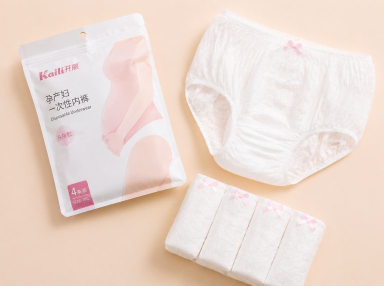 青岛纯棉高腰孕妇一次性内裤